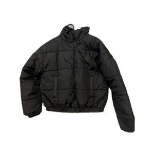Abound Black Puffy Cropped Jacket Mens XS